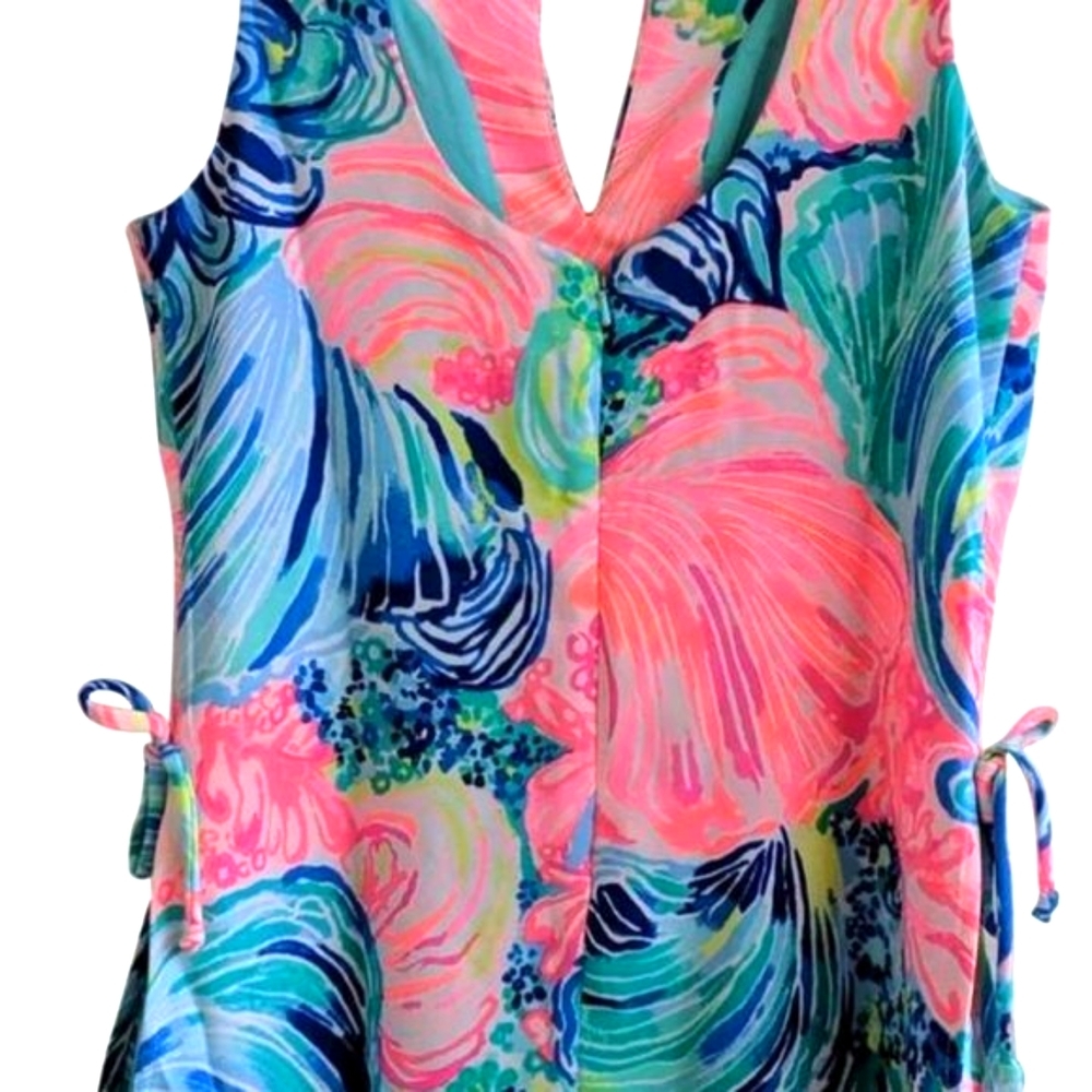 LILLY PULITZER | Donna Romper Multi-Color Beach Please - Picture 3 of 5